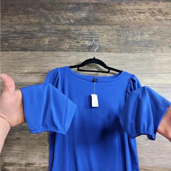 Ann Taylor Royal Blue Blouse - Picture 6 of 7